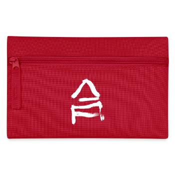 Ai (harmony) Japanese - Pencil Case - red - Front