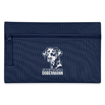 La vie des dobermans est meilleure Chiens Chiens Wilsigns - Trousse - marine - Devant