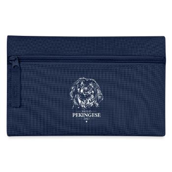 Pekingese Dad Dog Dog Wilsigns - Pencil Case - navy - Front
