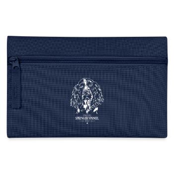 English Springer Spaniel Dad Hunde Hund Wilsigns - Federtasche - Navy - Vorne