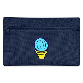 Small Cactus Spines Desert Cacti Flower Pot - Pencil Case - navy - Front