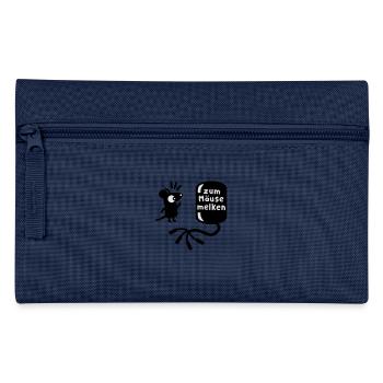 Melkmaschine - Zum Mäuse melken - Federtasche - Navy - Vorne