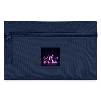 Adorables petits chiots husky - Trousse - marine - Devant