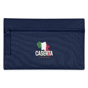 Caserta Italy Retro Campania Wall Map Vintage - Pencil Case - navy - Front