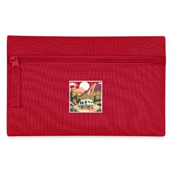 Rosa's Paradise - Federtasche - Rot - Vorne