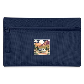 Rosa's Paradise - Federtasche - Navy - Vorne