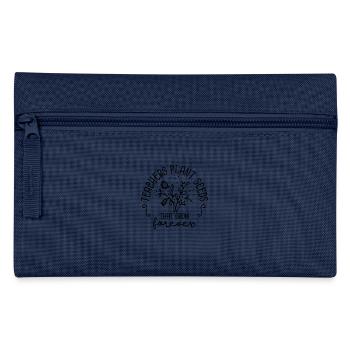 Lehrer Pflanzen Sie Samen, die für immer wachsen Inspiration - Federtasche - Navy - Vorne