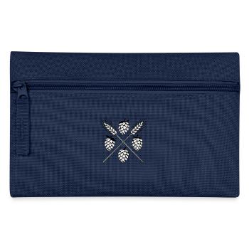 Hops and barley - beer - Pencil Case - navy - Front