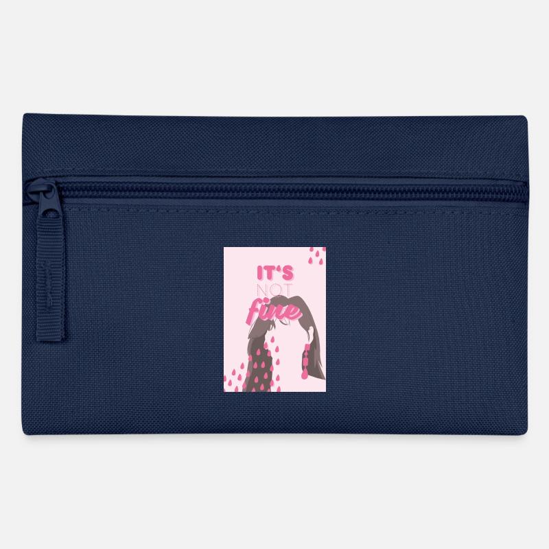 Taeyeon - it 's not fine - Pencil Case - navy