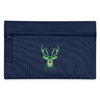 Hirsche - Federtasche - Navy - Vorne
