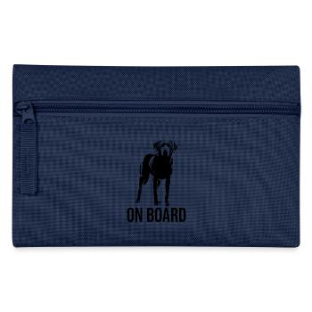 Dog On Board - Federtasche - Navy - Vorne