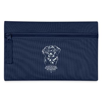 Nova Scotia Duck Tolling Retriever Mom Wilsigns - Pencil Case - navy - Front