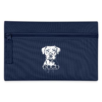Dogue Argentin Portrait Chien Chien Wilsigns - Trousse - marine - Devant