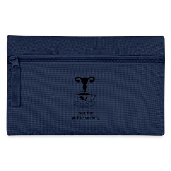 Wirkung der Eierstöcke - Federtasche - Navy - Vorne