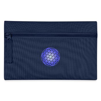 flower of Life - Pencil Case - navy - Front