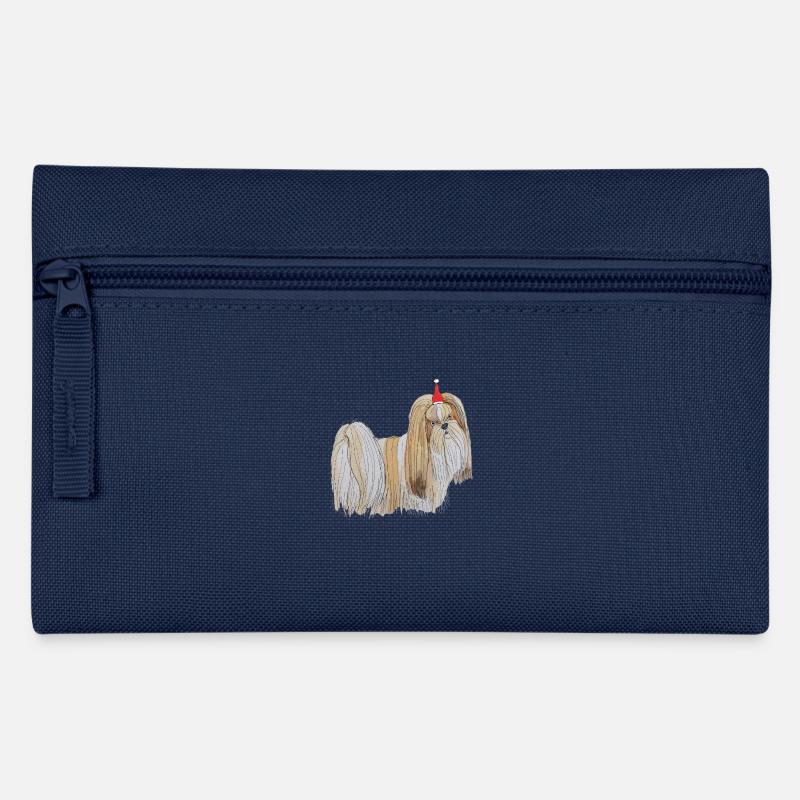 Noël à Lhassa Apso - Trousse - marine