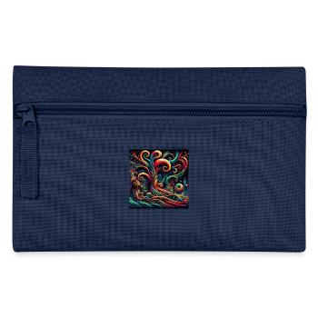 Psychedelic Art - Federtasche - Navy - Vorne