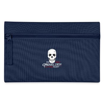JOYEUX crâne d’halloween - Trousse - marine - Devant