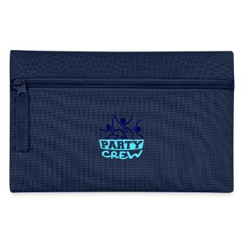3 Party Crew Strichmännchen Team Freunde Mitglied - Federtasche - Navy - Vorne