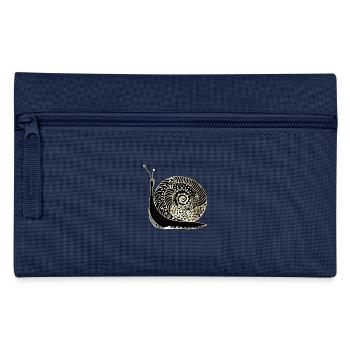 Snail - Pencil Case - navy - Front
