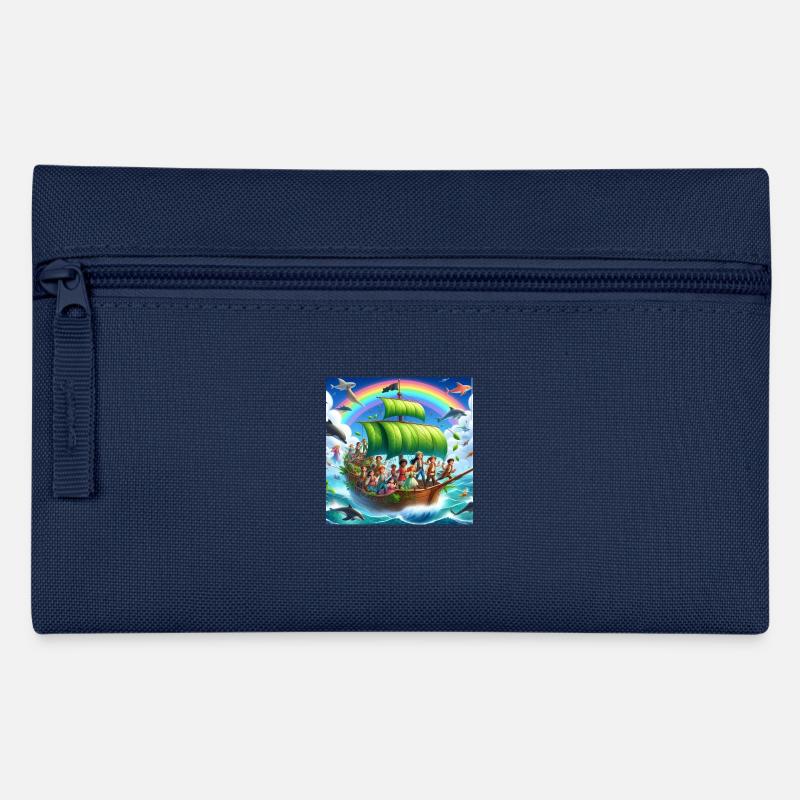 Farbenfrohe Kollektion - Federtasche - Navy