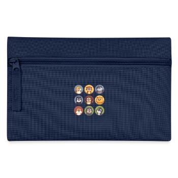 Süße Tierfreunde: Vielfalt der Natur! - Federtasche - Navy - Vorne