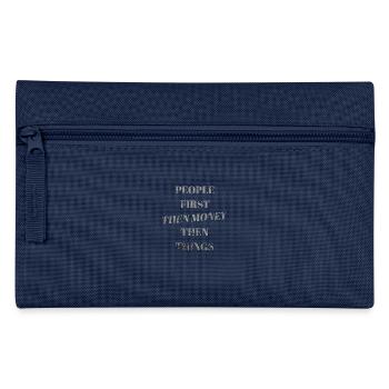 People First Then Money Mindset - Pencil Case - navy - Front