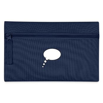 Thought Bubble Design - Pencil Case - navy - Front