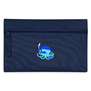Octopus Pirate Crew Captain Sailor Buccaneer Sail - Pencil Case - navy - Front