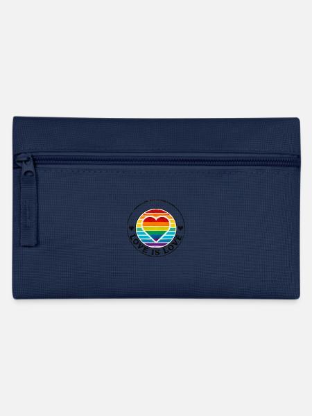 Liebe ist Liebe - Federtasche - Navy