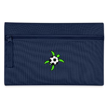 tortue ballon de football joueur club fan hobby - Trousse - marine - Devant
