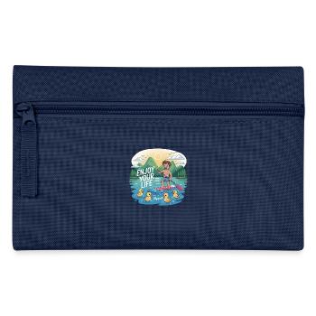 Enjoy Your Life - Flappach SUP-Spaß - Federtasche - Navy - Vorne