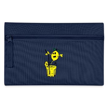 zitrone pinkelt limonade - Federtasche - Navy - Vorne