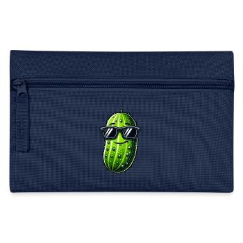 Cool Concombre Lunettes De Soleil Cornichon D’été Fruit - Trousse - marine - Devant