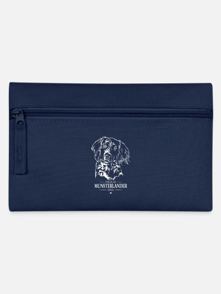 Munsterlander Dad Hunde Münsterländer Wilsigns - Federtasche - Navy