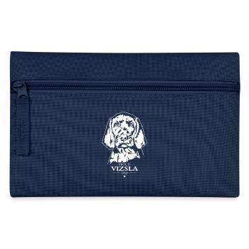 Vizsla Dad Hunde Hund Drahthaar Vizsla Wilsigns - Federtasche - Navy - Vorne