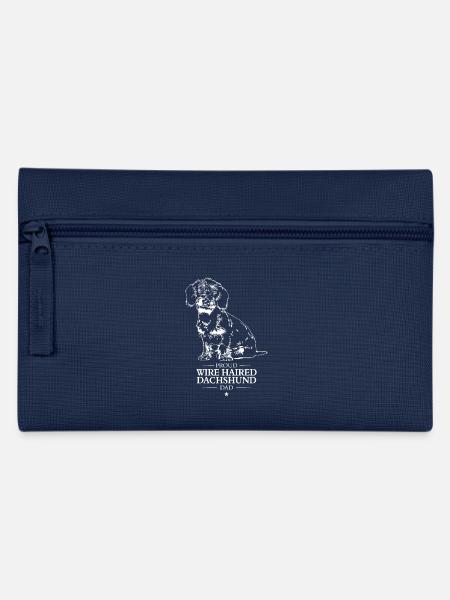 Teckel à poil dur Papa Teckel à poil dur Wilsigns - Trousse - marine