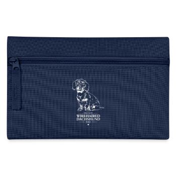 Teckel à poil dur Papa Teckel à poil dur Wilsigns - Trousse - marine - Devant