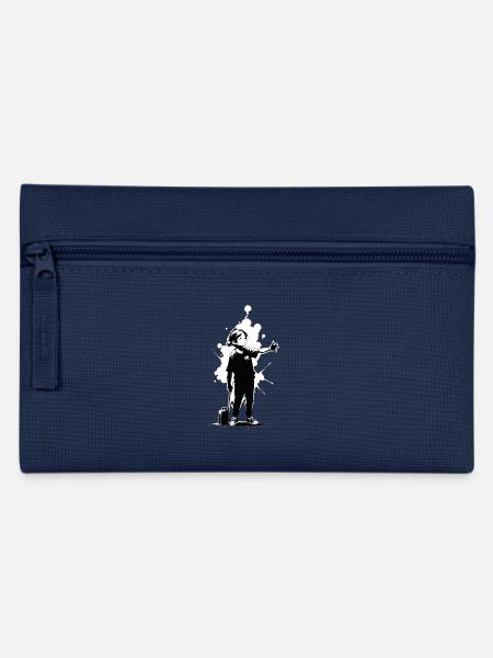 Streetart Mädchen 23251 - Federtasche - Navy