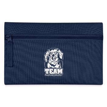 TEAM Rauhaardackel Hund Hunde Wilsigns - Federtasche - Navy - Vorne