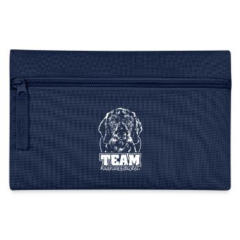 TEAM Rauhaardackel Hund Hunde Wilsigns - Federtasche - Navy - Vorne