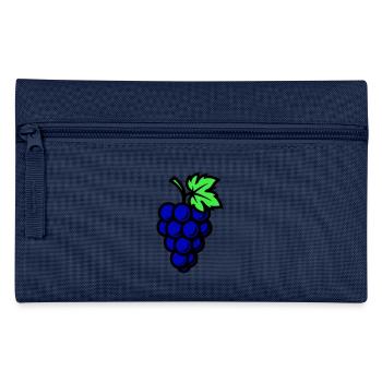 Grapes Grapes Fruit - Pencil Case - navy - Front