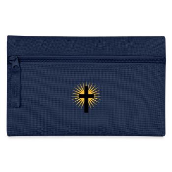 Kreuz - Federtasche - Navy - Vorne