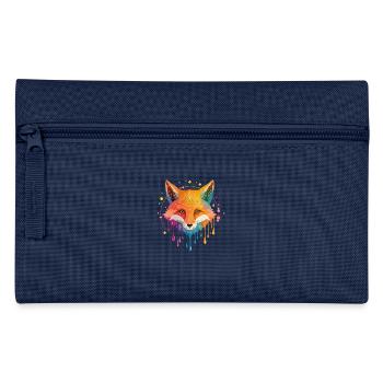 Kosmischer Fuchs - Federtasche - Navy - Vorne