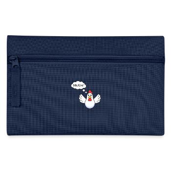 MuUhHuhn - Federtasche - Navy - Vorne