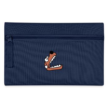 chien grande bouche museau faim regarder vers le haut - Trousse - marine - Devant
