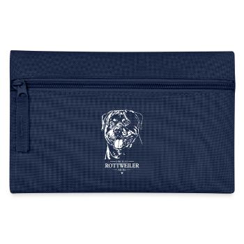 Rottweiler Mom Hunde Hund Rottie Wilsigns - Federtasche - Navy - Vorne