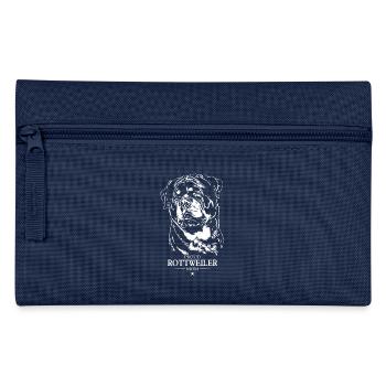 Rottweiler Mom Hunde Hund Rottie Wilsigns - Federtasche - Navy - Vorne