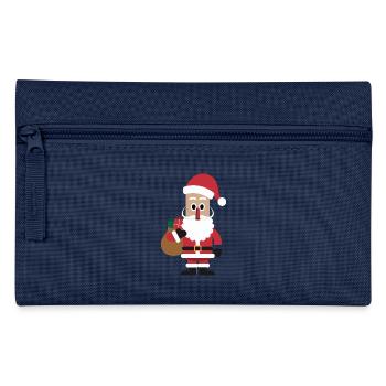 Santa - Pencil Case - navy - Front