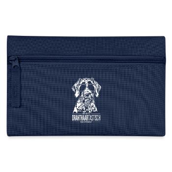 WIREHAIRTASTIC German Wirehaired Dogs Wilsigns - Pencil Case - navy - Front